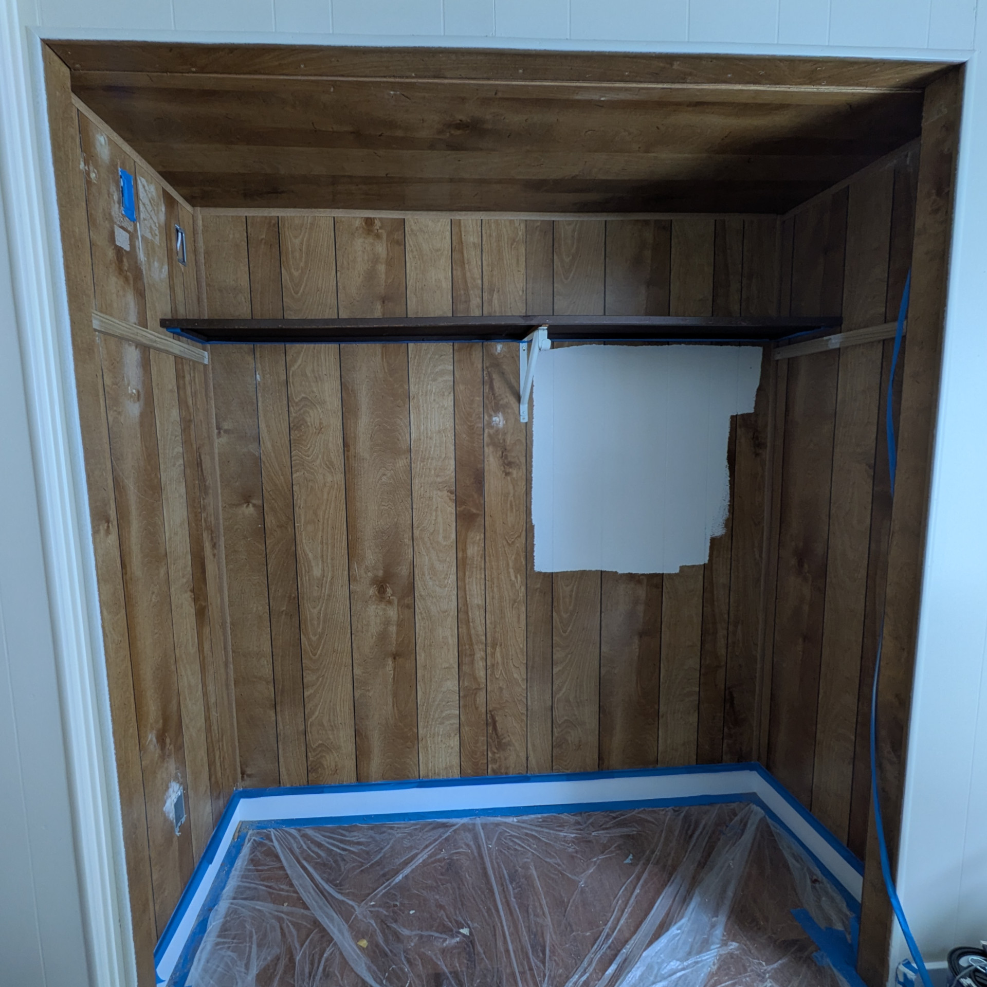 Bedroom painting - Progress image